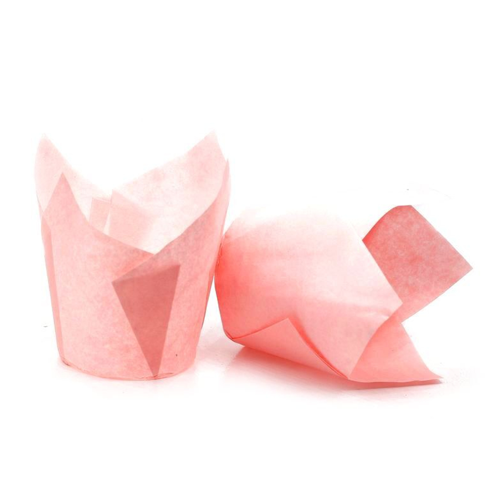 Форма бумажная «Тюльпан», 5х8 см (розовый, 200 штук)