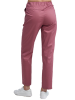 Брюки медицинские женские Dr. Nice ШОВ укороченные, на резинке, черный, 48