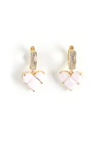 Серьги "Queen Pink Soul " Gold