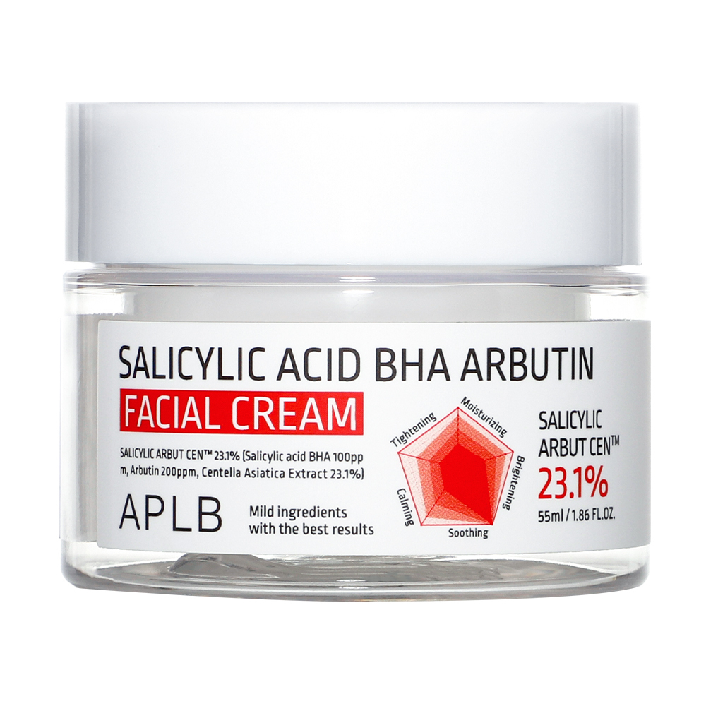 APLB Salicylic Acid BHA Arbutin Facial Cream крем для лица с салициловой кислотой и арбутином для комбинированной и жирной кожи