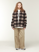 Рубашка Wool Plaid Zip