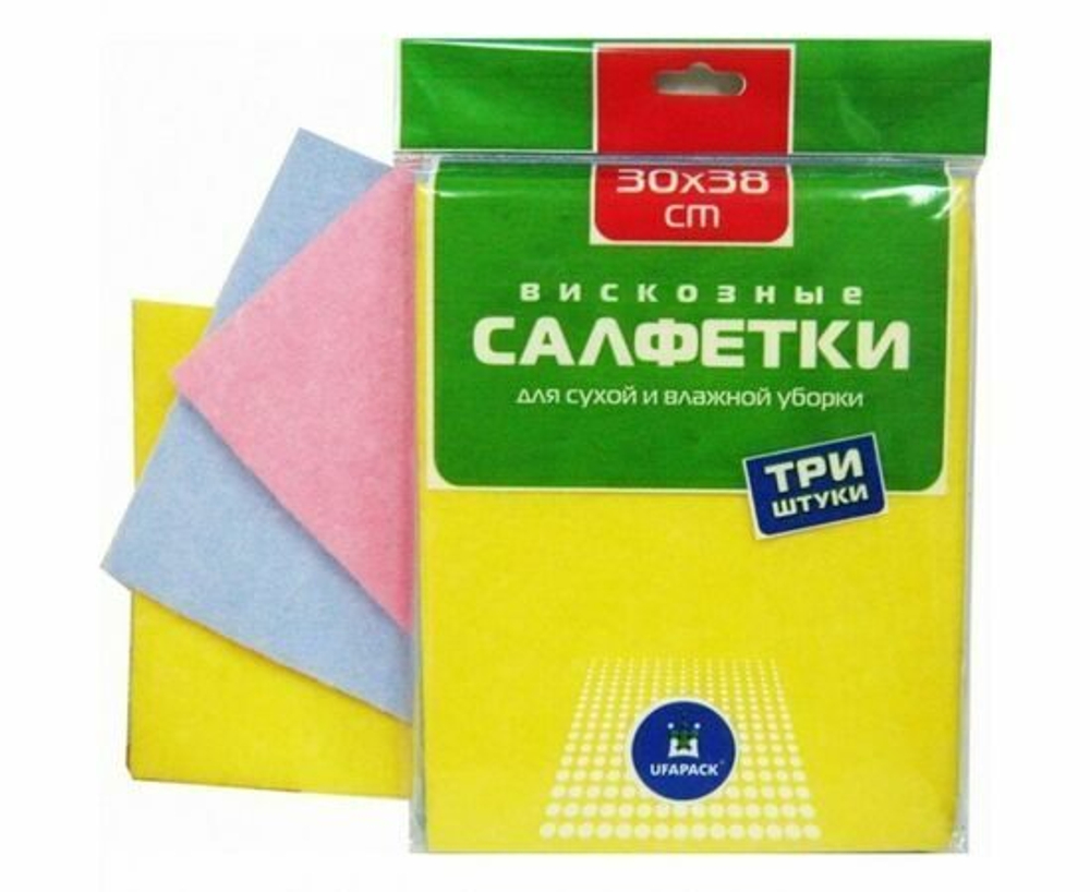 Салфетки хозяйственные вискозные