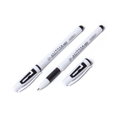 Ручка гелевая Alingar, "Sample", 0,55 мм, черная. 12 шт. в упаковке