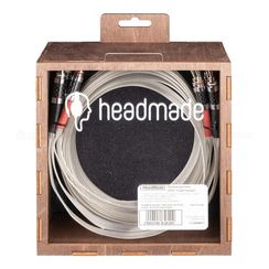 HeadMade Speaker Cable Silver flat Banana/Banana 1.5m