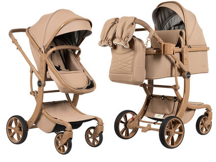 Коляска трансформер Aimile Adventurer ткань песочный Артикул: ADV-7