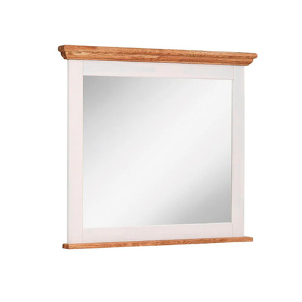 Зеркало настенное Асти из МДФ и натурального дуба