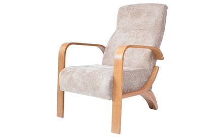 Кресло для отдыха К-22-01 (белый, Сказка розовая)