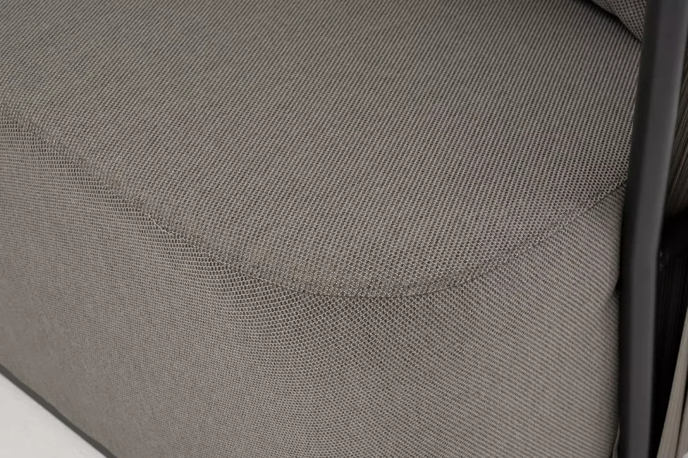 "Флоренция" диван из искусственного ротанга трехместный, цвет графит