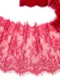 01-11 Кружево шантильи 23 см, красный