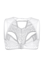 Чувственный бралетт с кружевом (Размер: 42-44) (Цвет: белый)