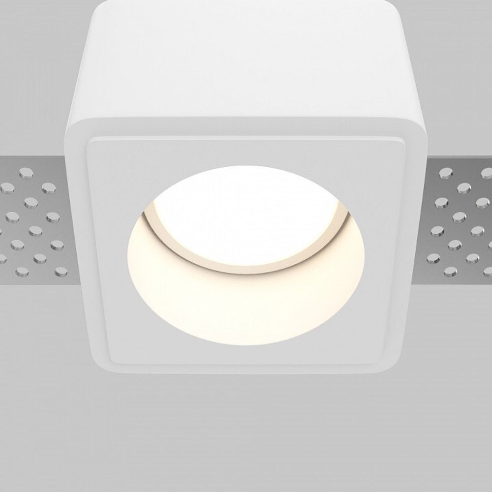 Встраиваемый светильник Maytoni Gyps Modern DL123-GU10-01-W