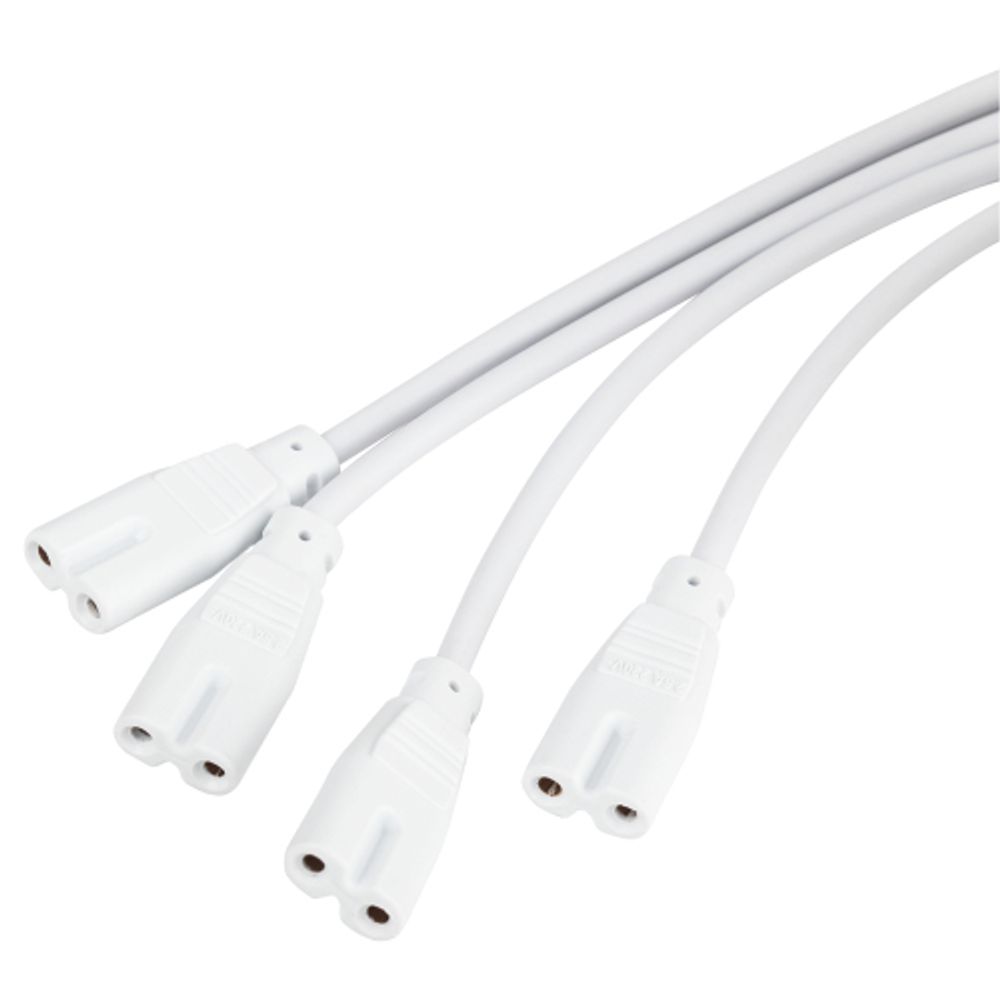 Разветвитель сетевой для линейных светильников ЭРА 4х IEC C7 2pin 2m для подключения 4 светильников