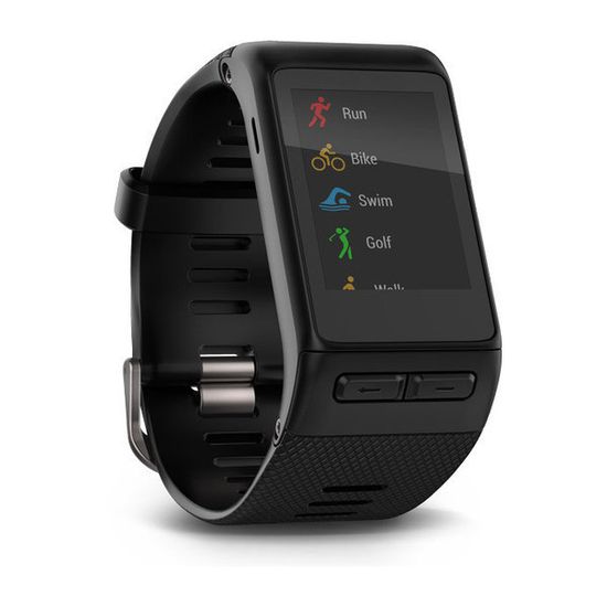 Спортивные смарт часы Garmin Vivoactive HR, большой (со встроенным датчиком) 010-01605-04