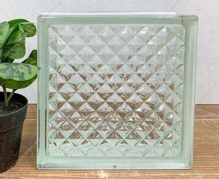 Стеклоблок Vitrablok Инка 19x19x8 - Бесцветный