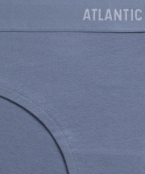 Женские трусы спорт (3шт) Atlantic 3LP-215E, светло-розовый + голубой + бежевый