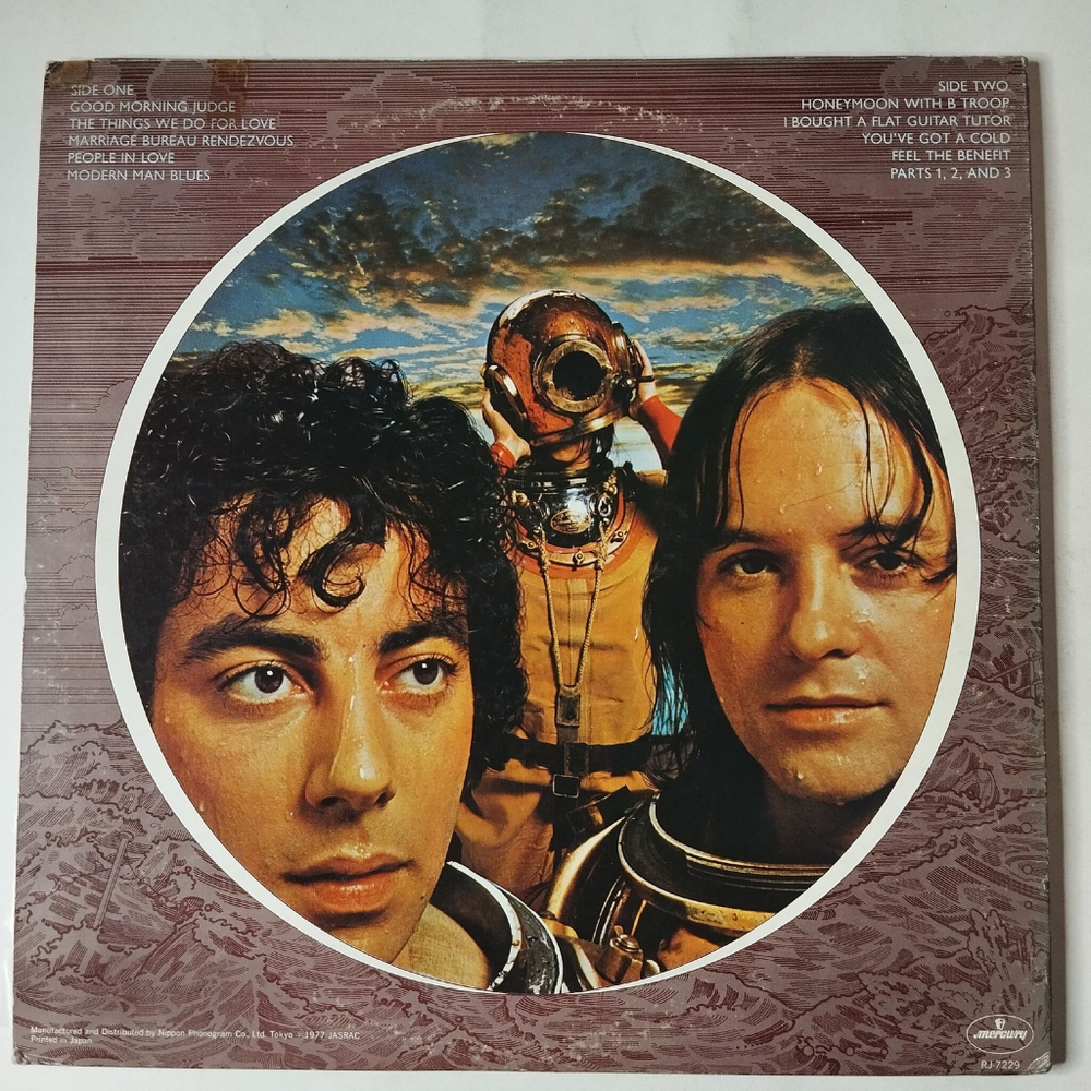 Винтажная виниловая пластинка LP 10cc Deceptive Bends (Japan 1977) (Obi Copy)