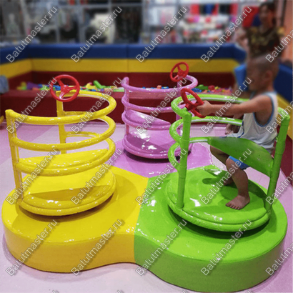 Электрическая карусель детская 4KIDS "Яркое приключение"