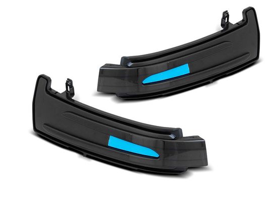 Повторители указателей поворота в зеркала для Mercedes A / C / E / CLS / GLK / S LED динамические темные