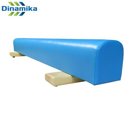 Бревно гимнастическое детское 2000 мм на опорах (мягкое)