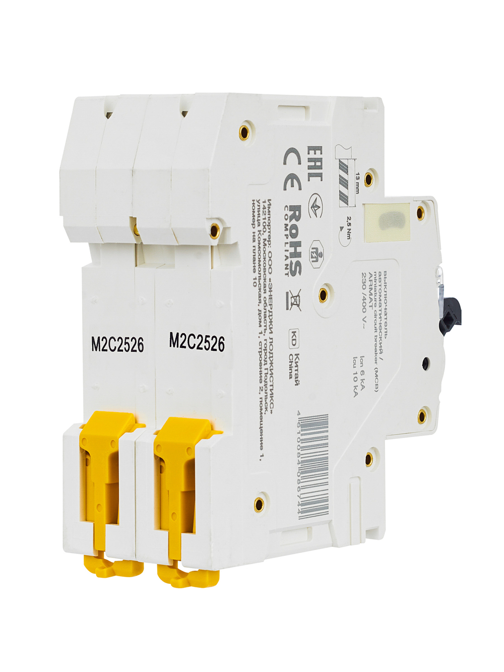 ARMAT Автоматический выключатель M06N 2P C 25А IEK