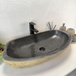 Раковина из речного камня RS-63532 (75*43*17) 0125
