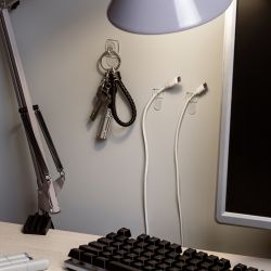 Крючки СИЛА SCH-K20-T6 для ключей с технологией бесследного удаления 6 шт 8 полосок до 400 г прозрачные