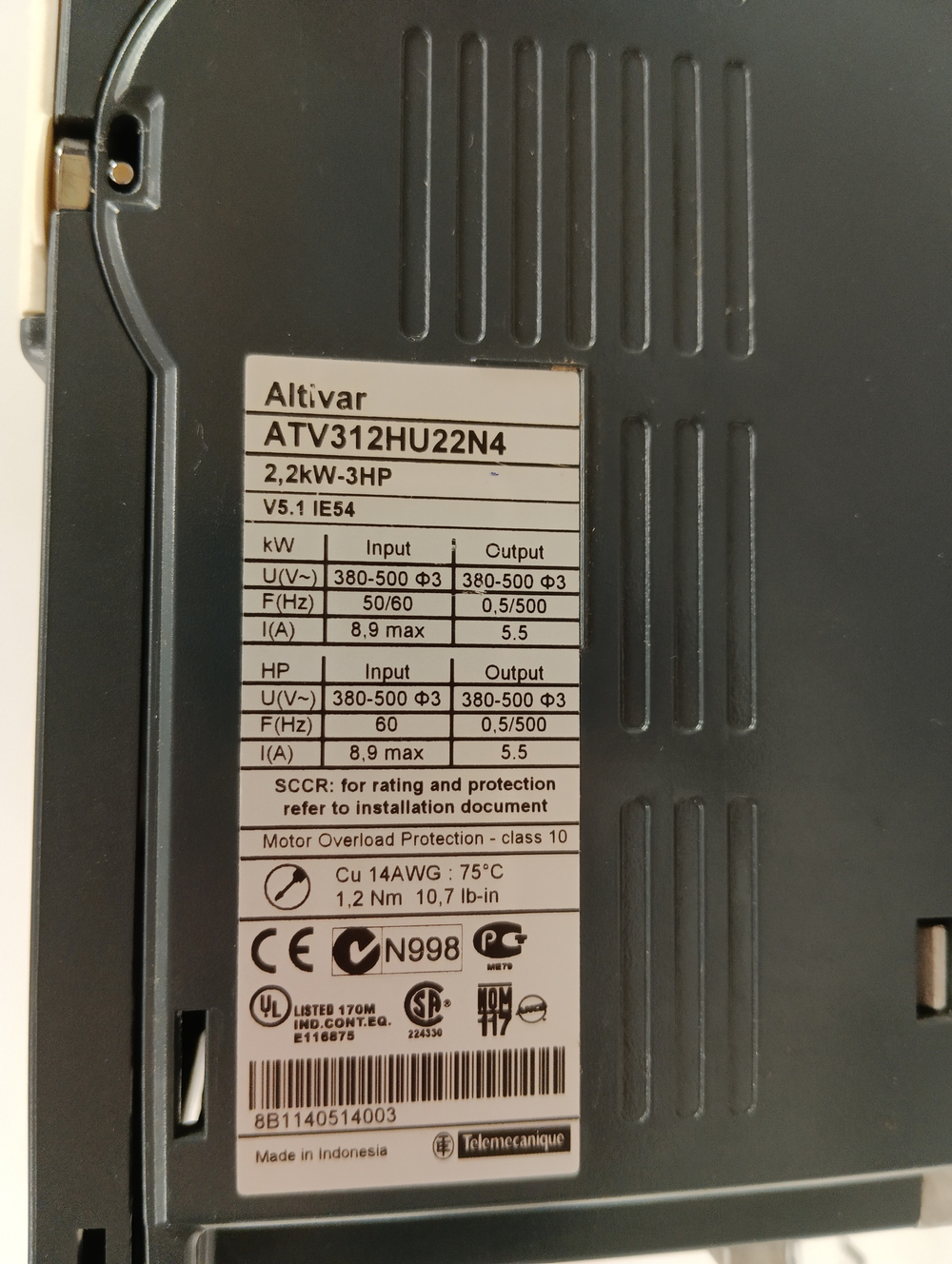 S.E. ATV312HU22N4 б/у