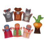 Кукольный театр домашний "Репка" 7кукол-перчаток (Т-Ц)