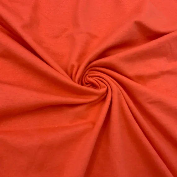 Хлопок кулирка розовый коралл 15*15 см