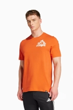 Футболка adidas Football Kicks Graphic - оранжевый