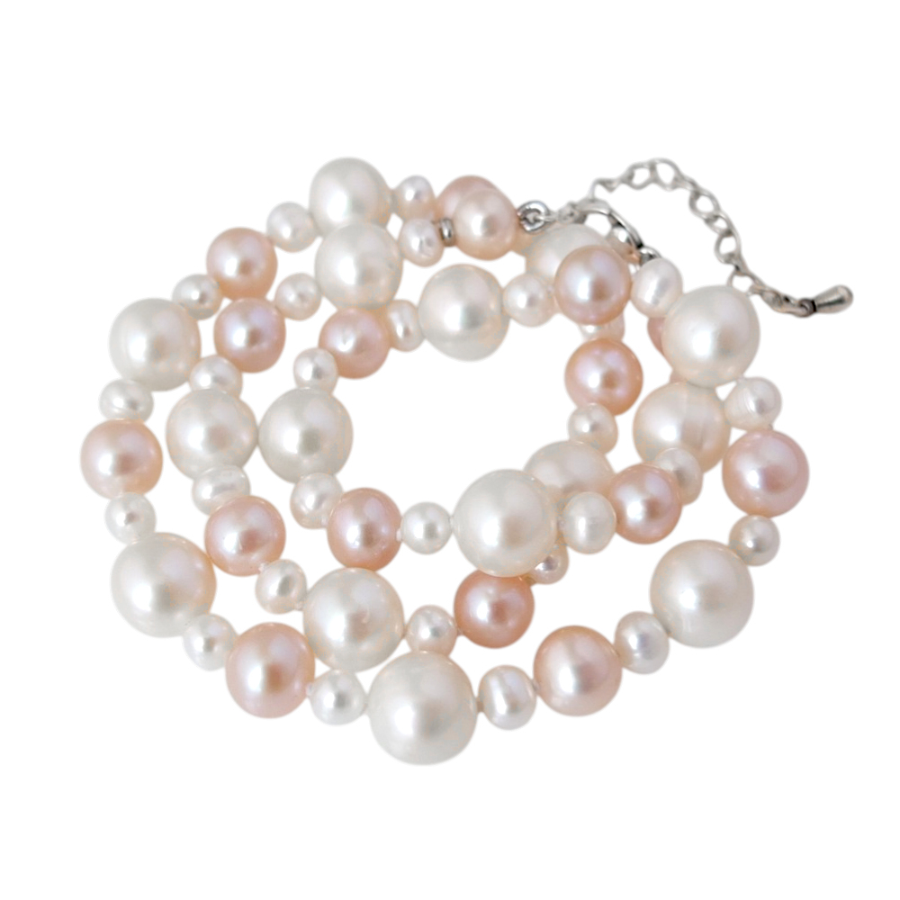 Чокер из жемчужин разного размера