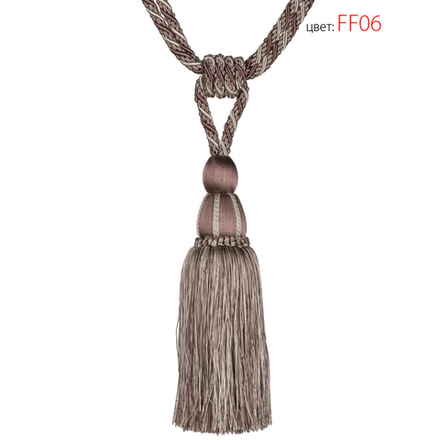 Кисть большая Modern Trimmings арт. Sara col. FF06 (высота кисти 24,5 см)