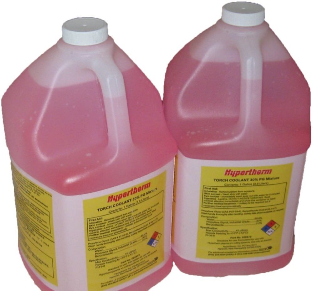 028872 Охлаждающая жидкость (антифриз) Hypertherm TORCH COOLANT 30% PG Mixture (1Gallon-3,8Liters)