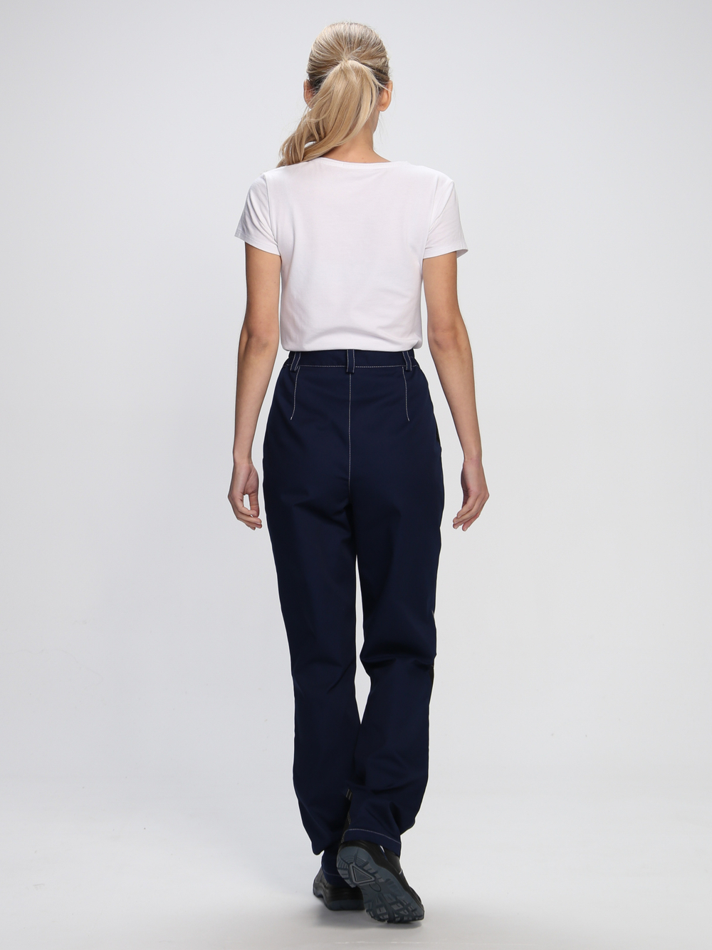 Костюм женский Вектрон-1 (тк.Смесовая,240) брюки, т.синий/васильковый/черный