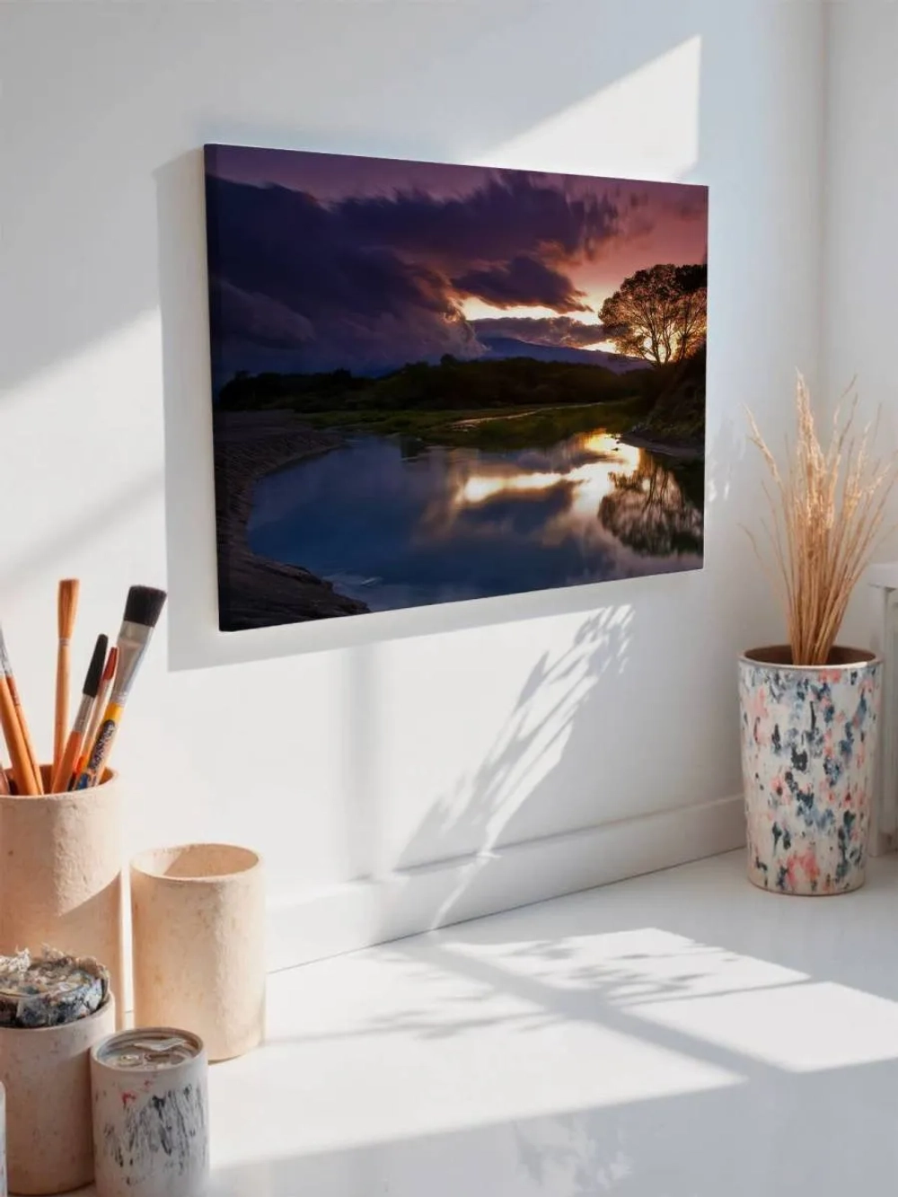 Картина на стену 40 X 50 Пруд