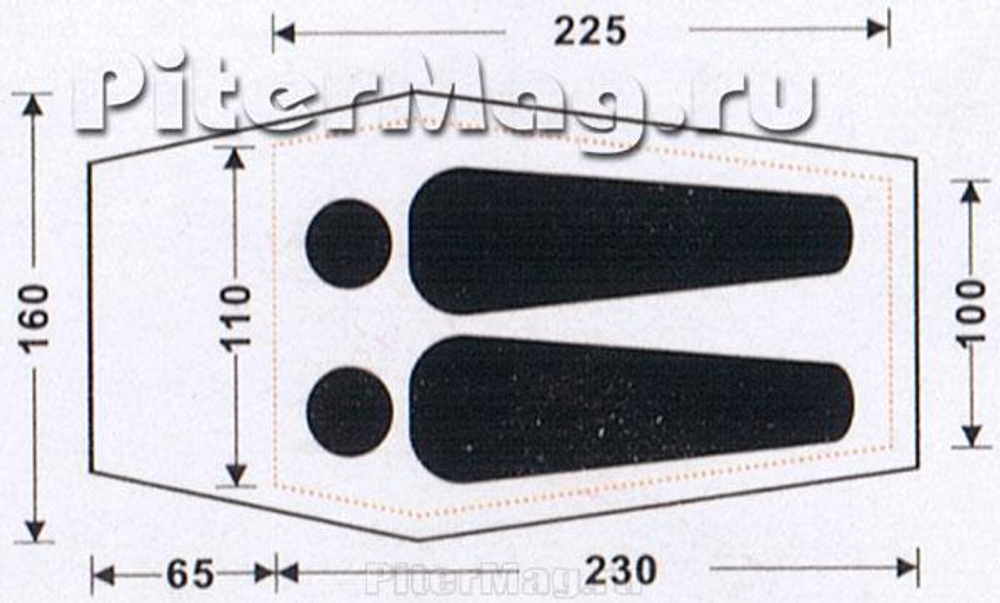 Палатка KingCamp Apollo Light 2
