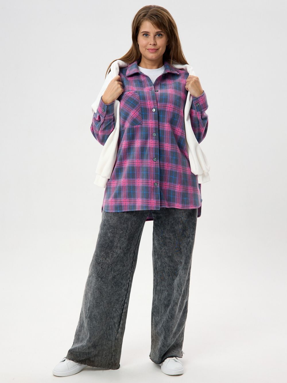 Рубашка Мускат-1 Виотекс СЕРЫЙ