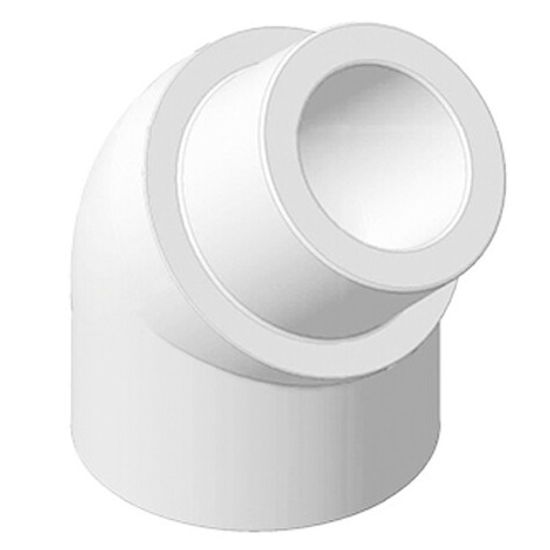 Угольник Политэк 32 мм 45° внутр./наруж. полипропиленовый