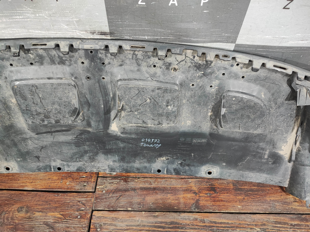 Юбка переднего бампера Volkswagen Touareg 1 06-10 Б/У Оригинал 7L6807061AC9B9