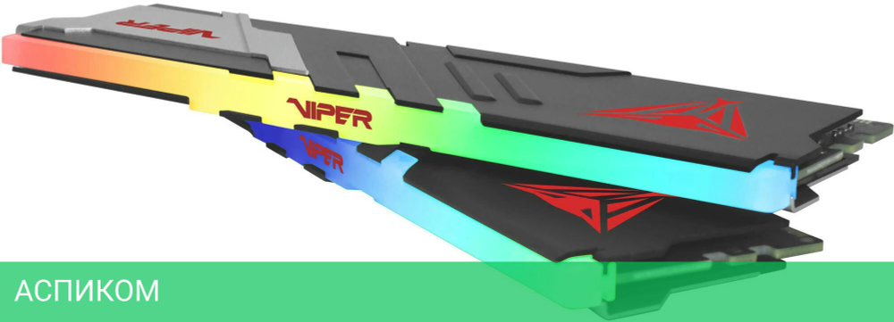 Оперативная память Patriot Viper Venom RGB 2x16GB DDR5 7400MHz (PVVR532G740C36K)
