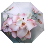 Зонт механический ветроустойчивый, матовая ручка «BESTzontik - Monako», микс 4 дизайна, длина 25см, d-110см