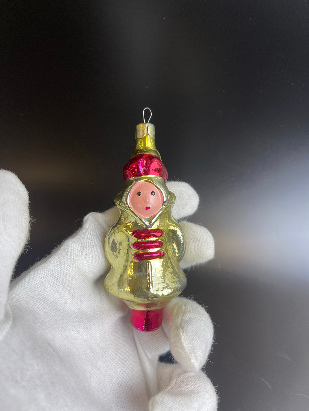 Ёлочная игрушка Иван Царевич, винтаж, стекло, СССР 1950-1980 гг