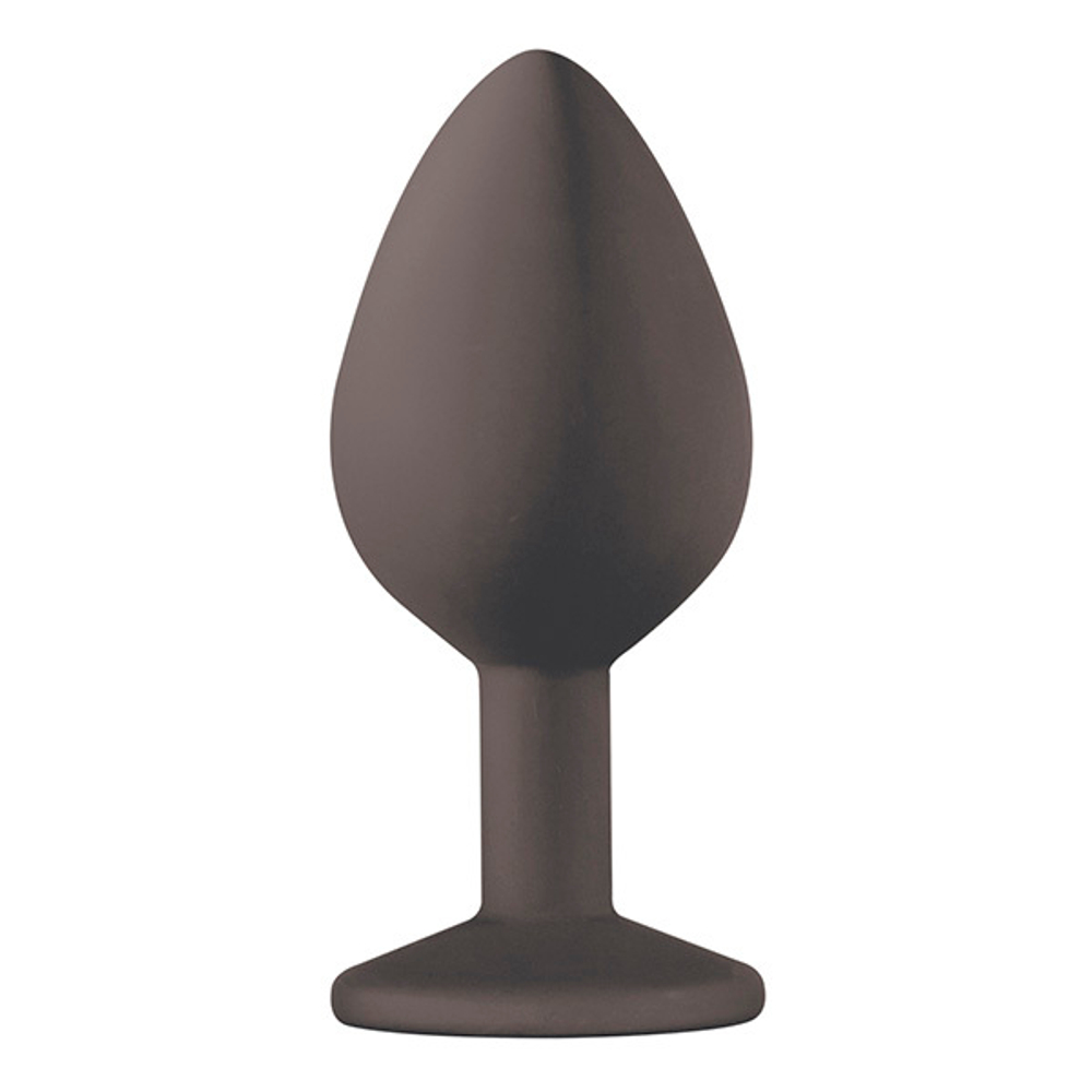 Анальная пробка 8,5см Lola Games Emotions Cutie Medium Black moonstone crystal 4012-08Lola