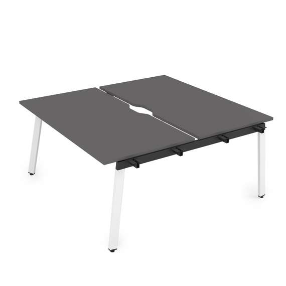 10БДНВ.279 Стол системы БЕНЧ, сдвоенный, на 2 рабочих места - начальный (1400*1435*750)