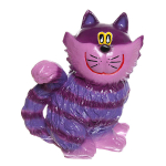 Копилка из гипса «Кот Чеширский» 27 см сиреневый