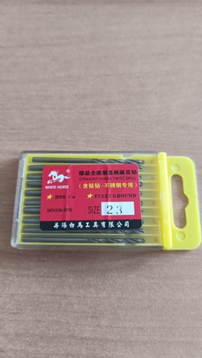 Сверло ф2,3x53/27 DIN338 HSSCo5 ADK101811-023