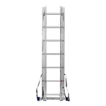 Лестница Сибртех трехсекционная 7 ступеней, алюминиевая