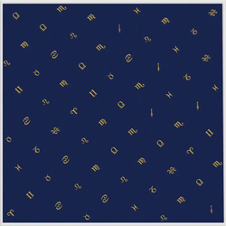 Скатерть для гадания на картах Таро "Астрология" (80 см х 80 см) / Lo Scarabeo