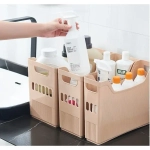 Органайзер - лоток для хранения на колесиках «ИДЕАДОМА», цвет бежевый, 33.6*8.7*25.2см