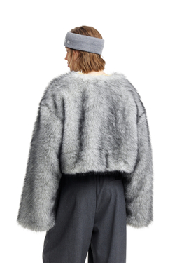 Шуба-трансформер с отстегивающимся низом GO TO PARIS Gray